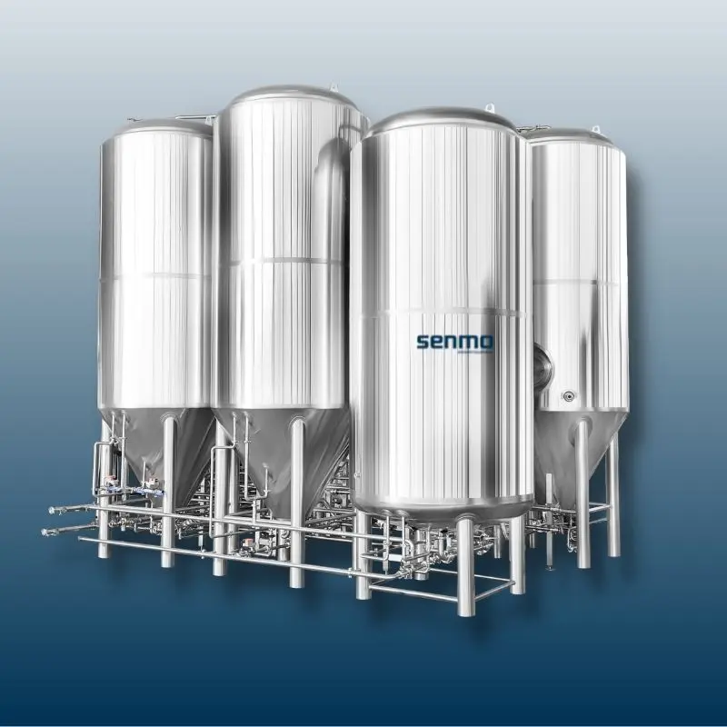 Fermenteurs de bière commerciaux 10000L et réservoirs de bière brillants pour la brasserie industrielle