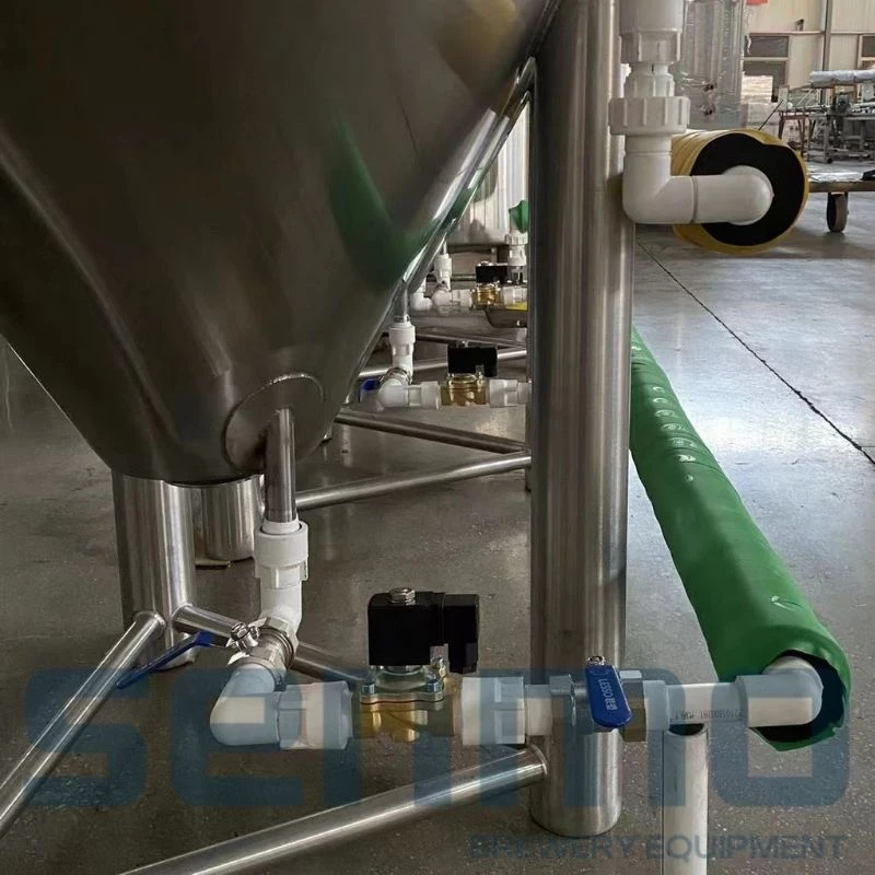 250L jacketed fermenters for microbrewery