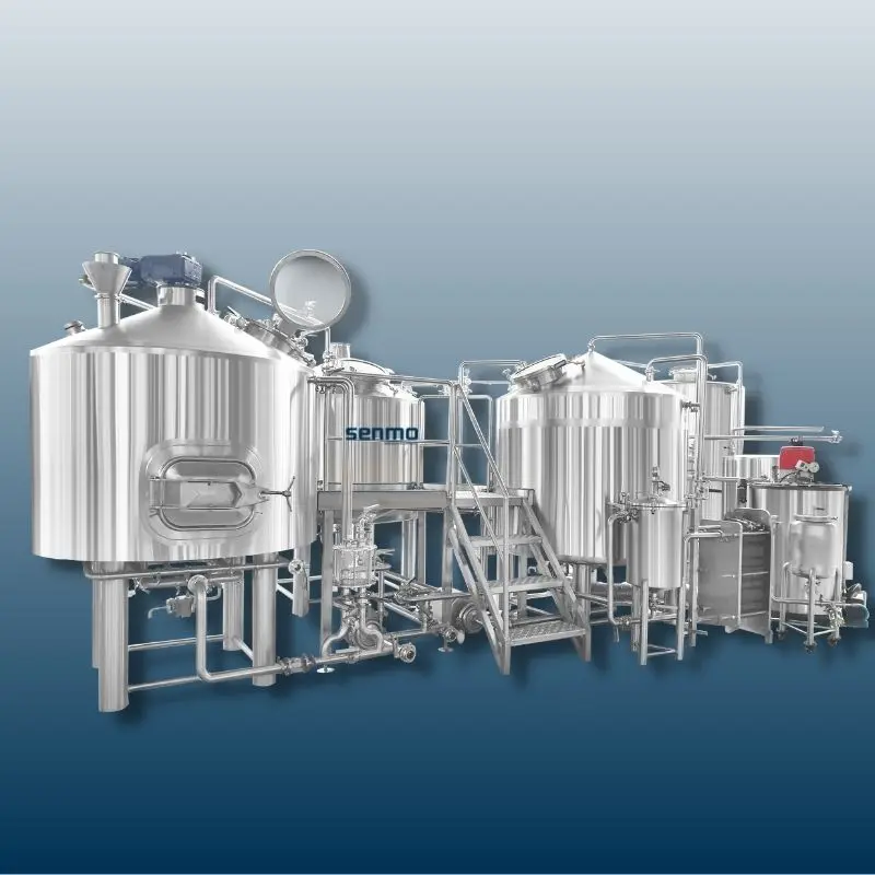 1000L 10Hl 3-vessel brewhouse system for microbrewery