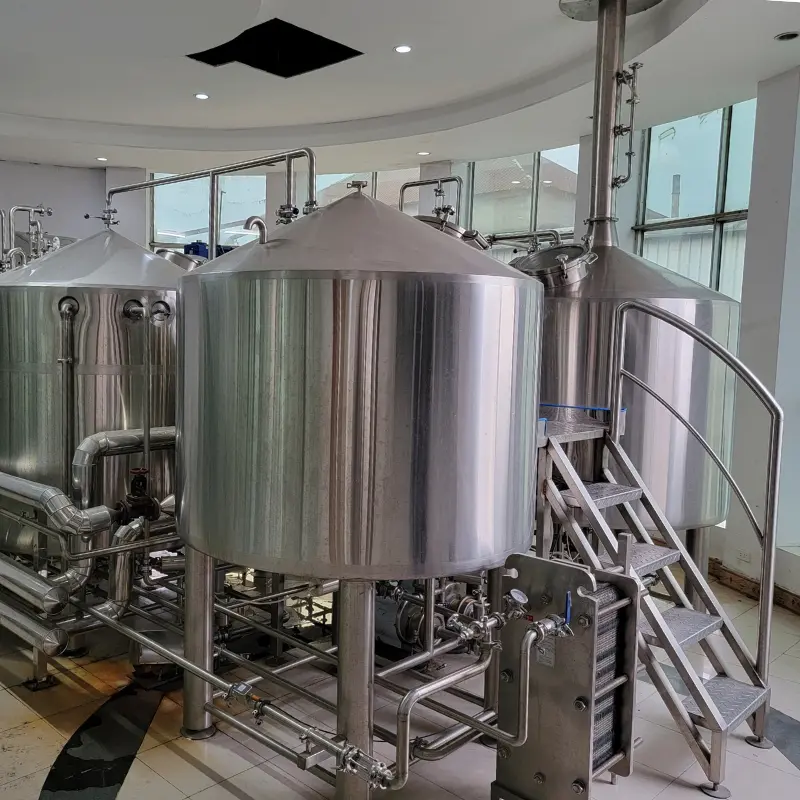 SENMO 1000L 4-vessel beer brewing equipment in Vietnam