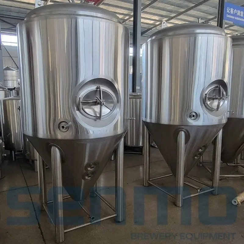 Conical 1500L conical beer fermenter for microbrewery