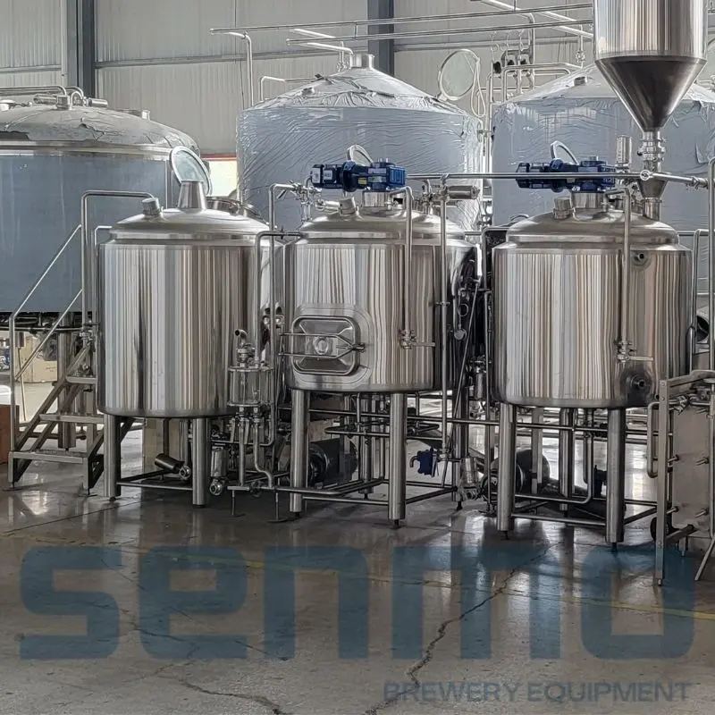 Complete 1500L commercial beer brewing system