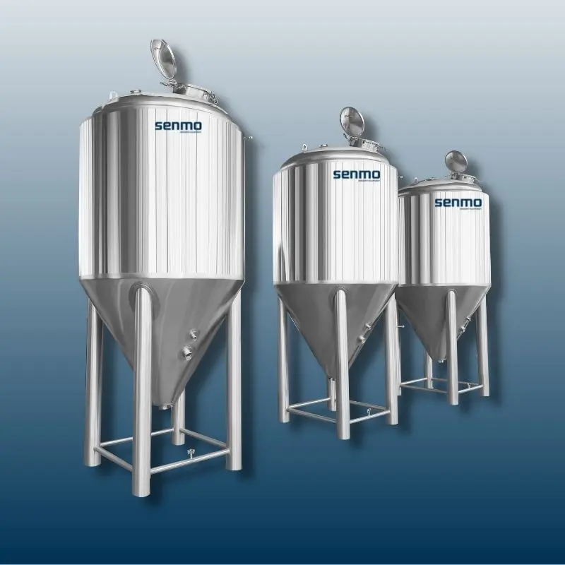 2000L conical beer fermenter for brewery