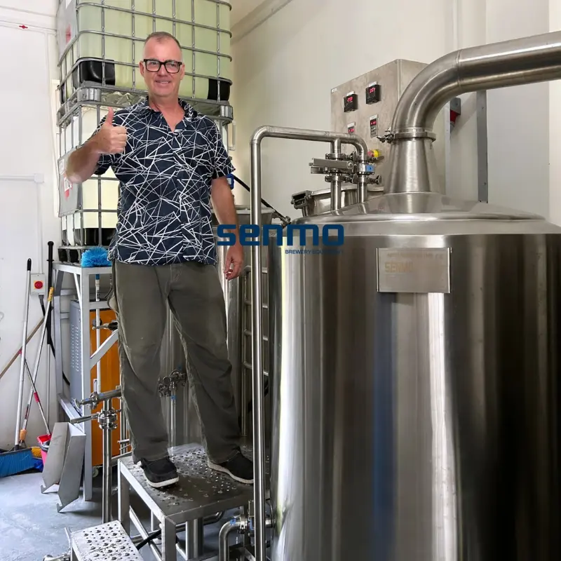300L brewhouse for micro distillery in Grenada