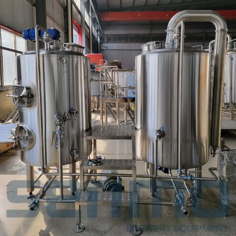 New design 300L combined brewhouse system