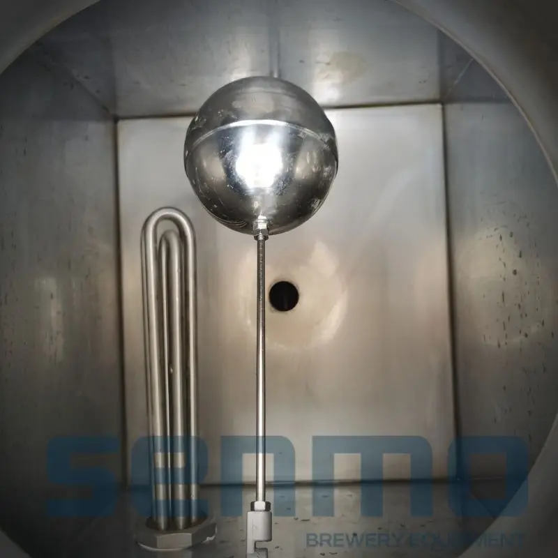 Double-head beer keg washer for microbrewery