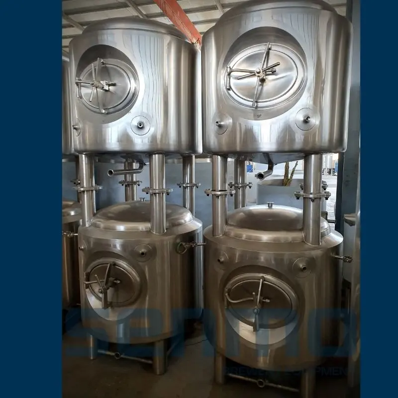 Stacked 300L bright beer tank for microbrewery
