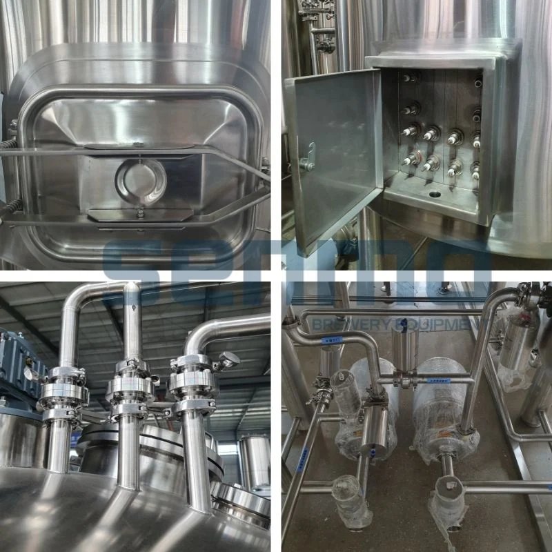 5BBL 600L 2-vessels system steam heating nano beer brewing equipment for brewery