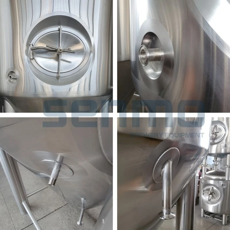 Conical 1500L conical beer fermenter for microbrewery - Senmo Machinery