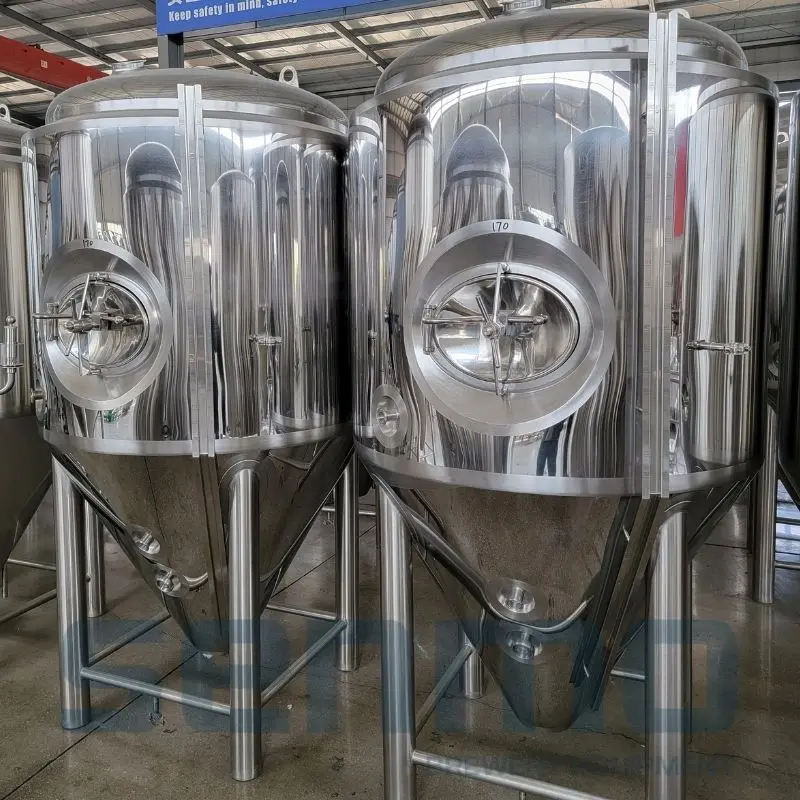 10HL 1000L mirror polished beer fermenters for microbreweries