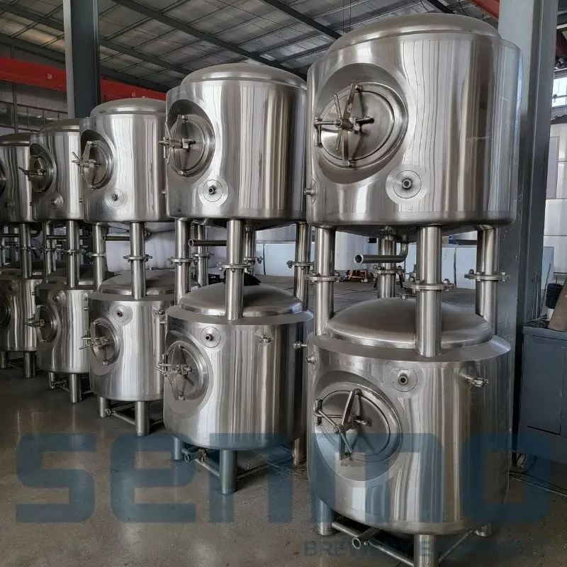 Stacked 300L bright beer tank for microbrewery