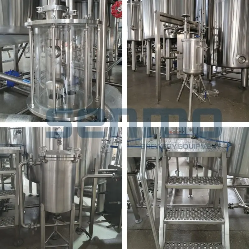 500L 2-vessel beer brewhouse installation for brewpub